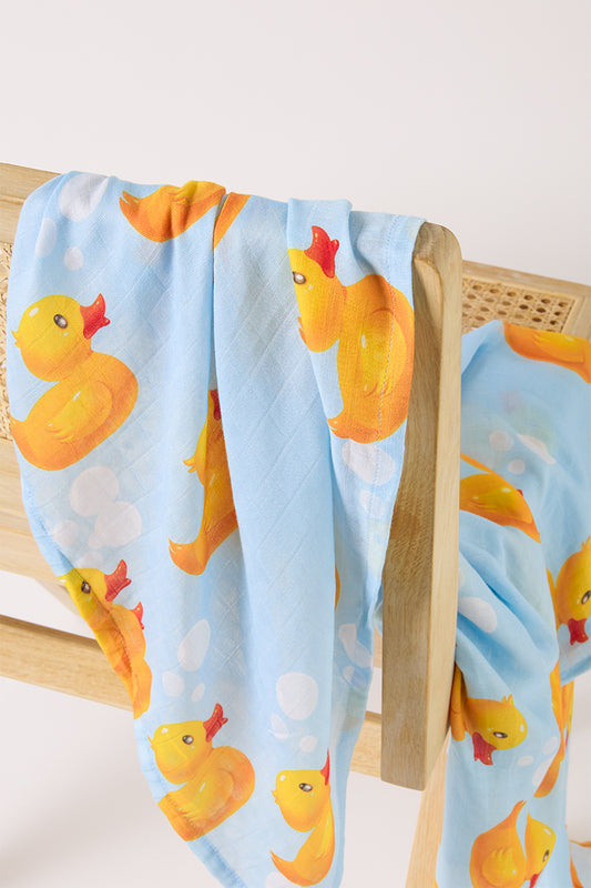 Muslin Swaddle in Rubber Ducks