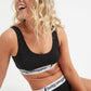 Australian Made Womens Black Crop Top