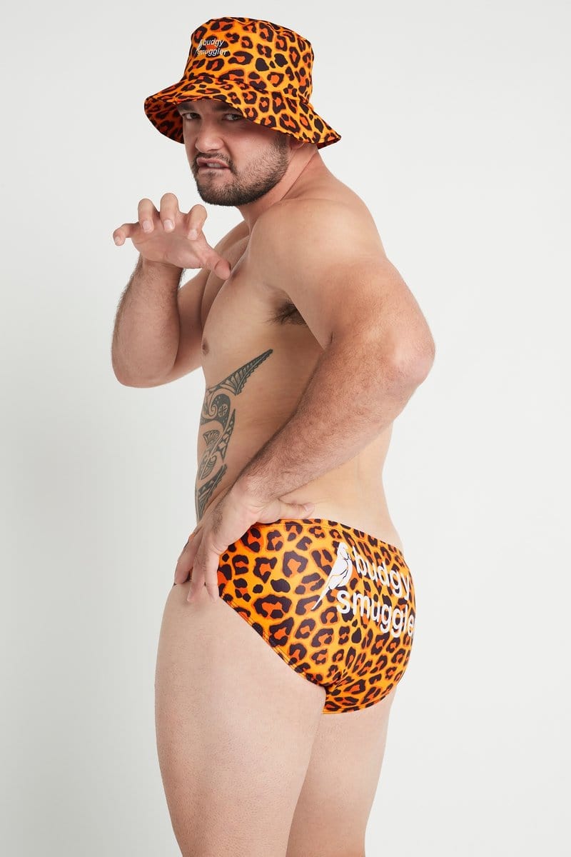 Leopard print on sale speedos men's