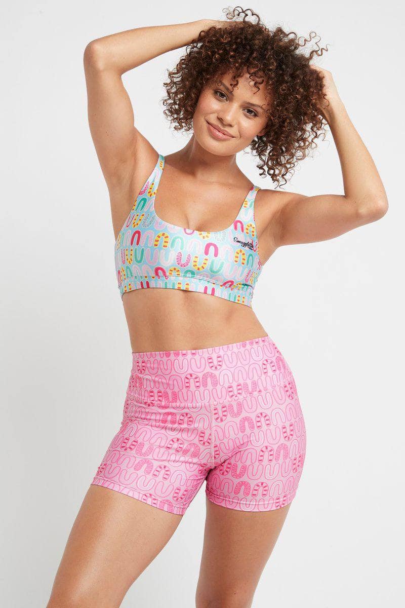 Booty Shorts in Nardurna Pink