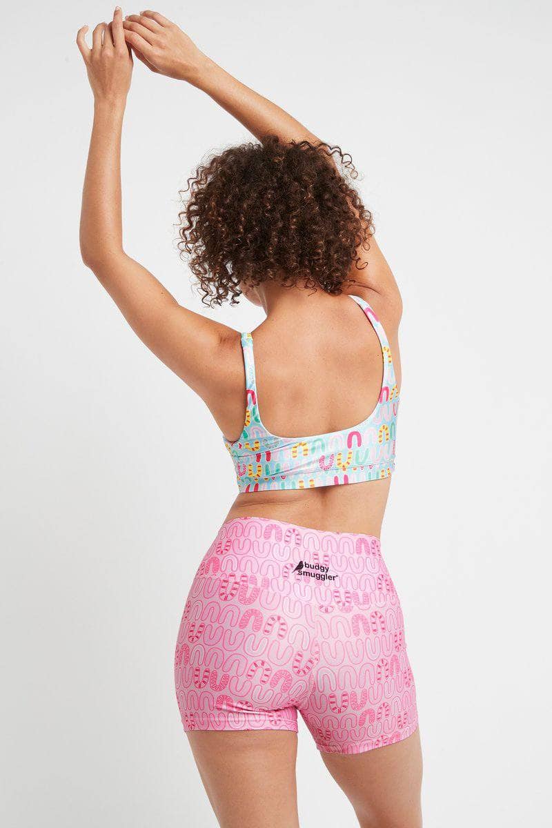 Booty Shorts in Nardurna Pink