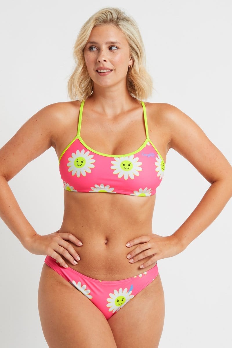 Freshwater Top in Pink Daisies