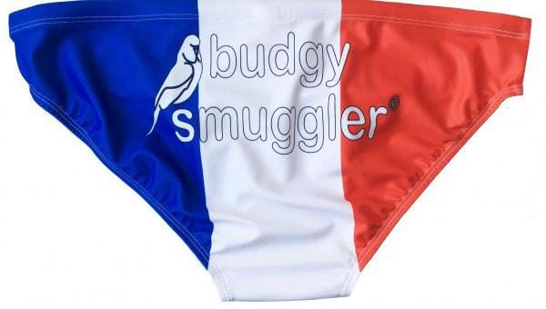 MENS SWIMWEAR FRENCH FLAG DESIGN BUDGY SMUGGLER UK Budgy