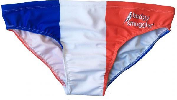 MENS SWIMWEAR FRENCH FLAG DESIGN BUDGY SMUGGLER UK Budgy