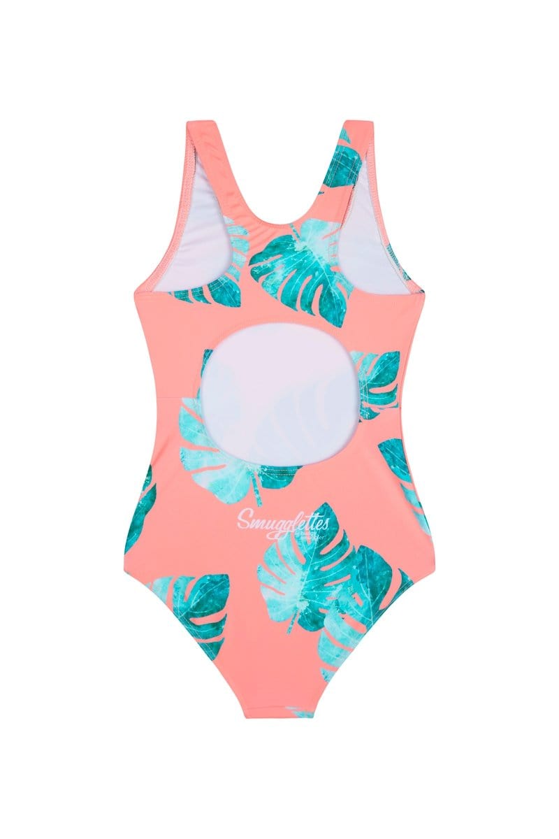 Girls One Piece in Peach Perfect