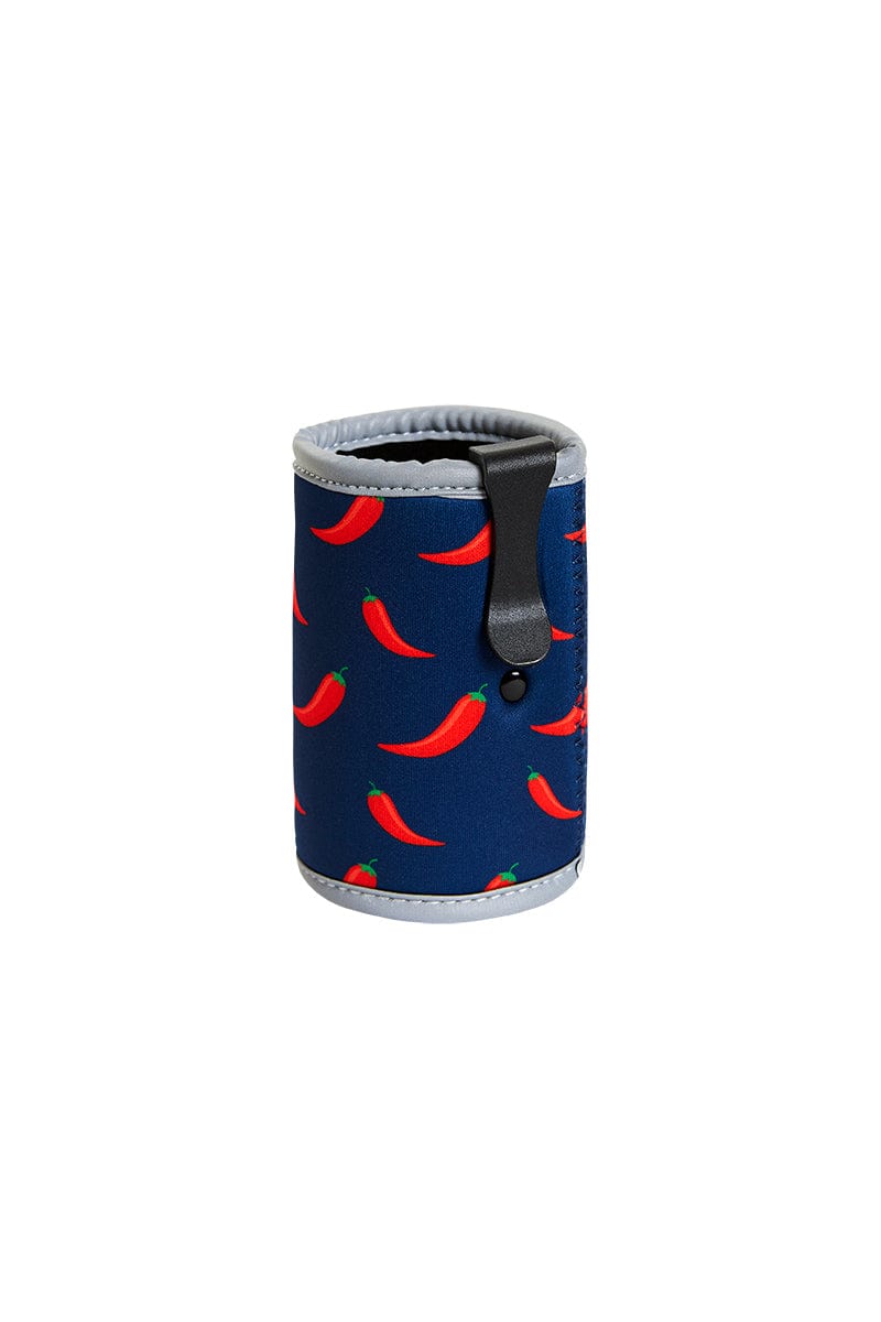 Stubby Holder with Clip in Chilli Willies